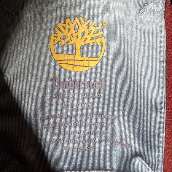 XL Timberland Pullover w/Zipper and Thumb Holes - Picture 2 of 6